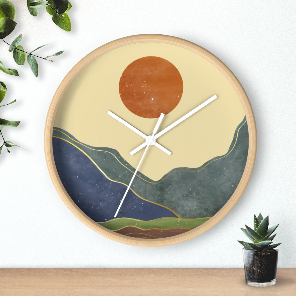 California Sun Wall clock