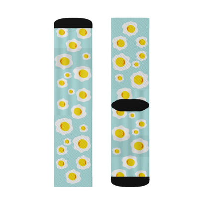 Sunny Side Up Eggs Funny Novelty Socks