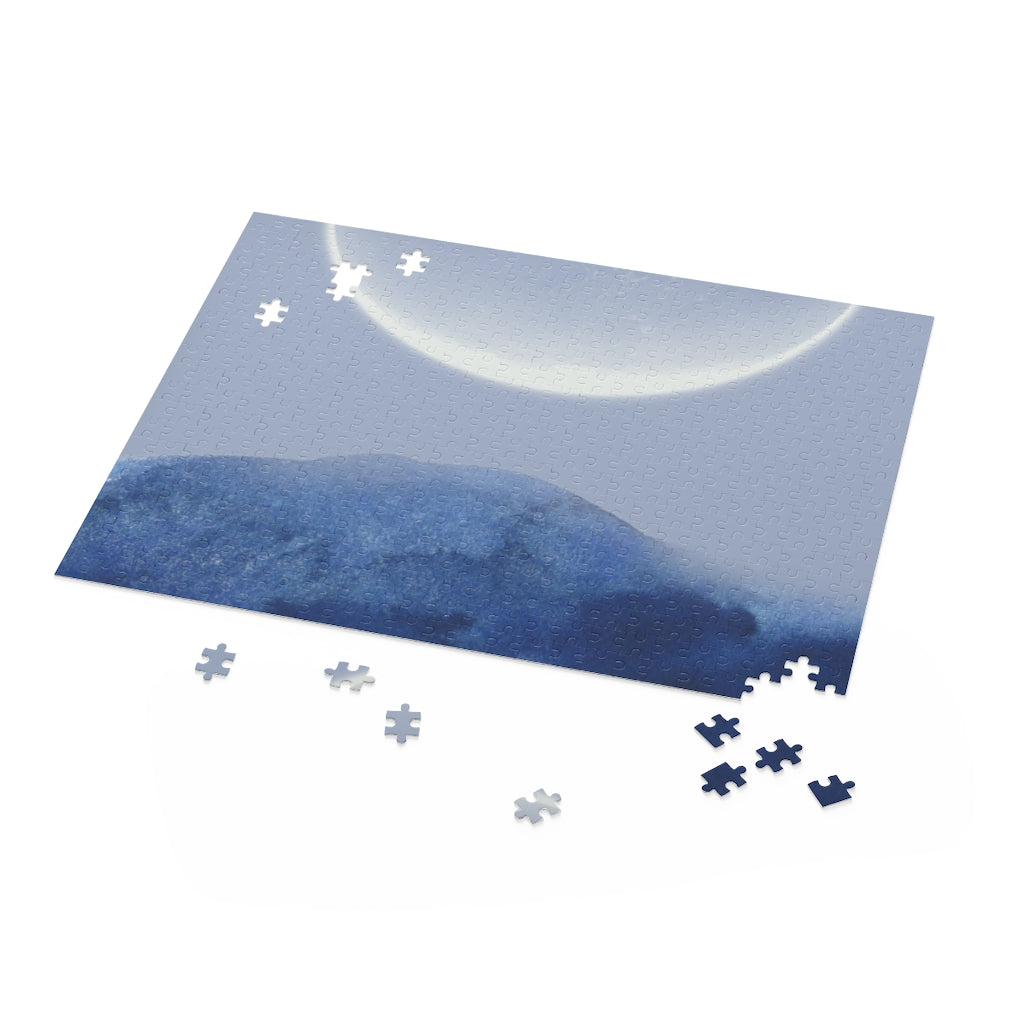 View of the Moon Jigsaw Puzzle 500-Piece