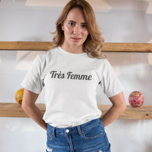 Load image into Gallery viewer, Womens Tre Femme in Black Logo T-Shirt
