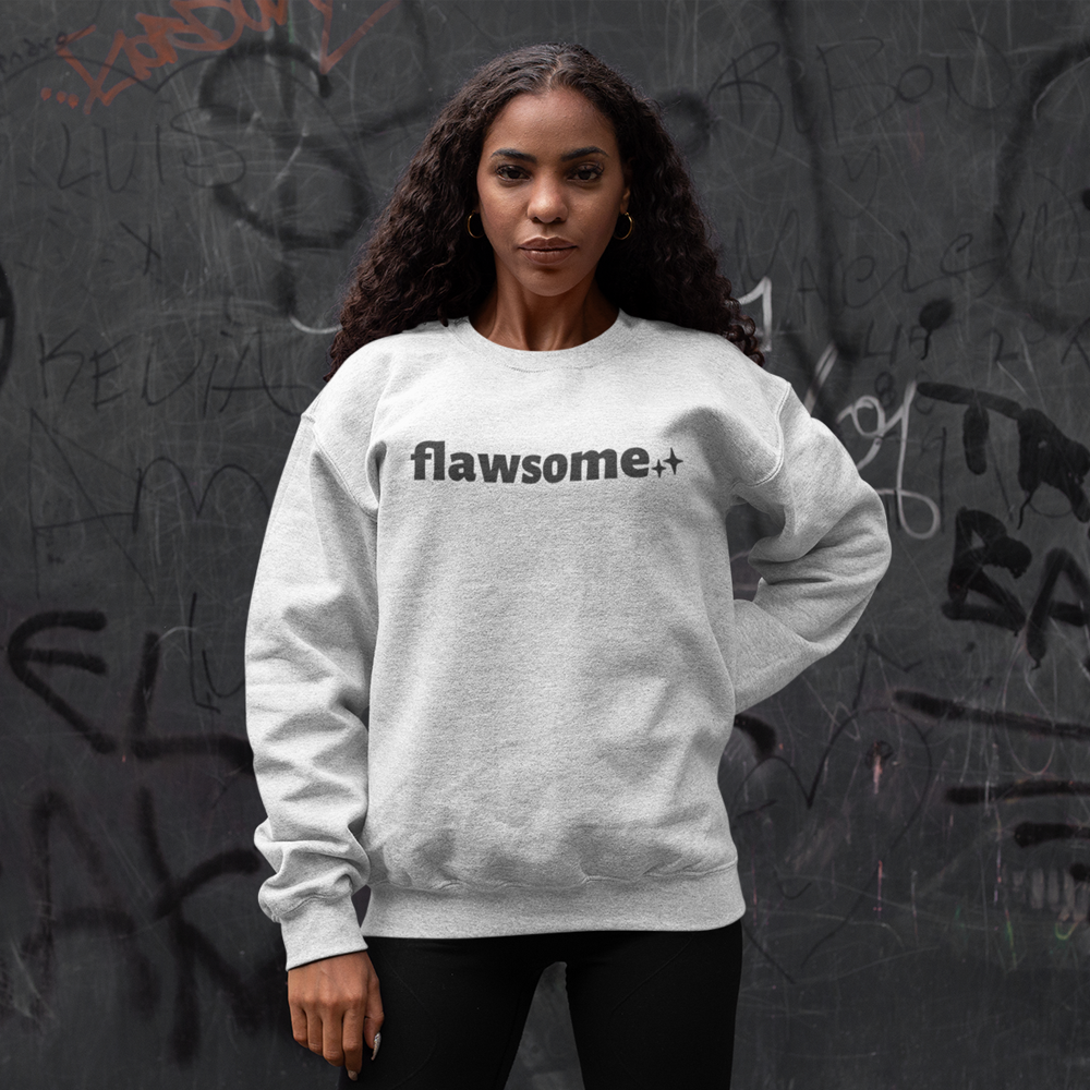 Womens Logo Flawsome Crewneck Sweatshirt