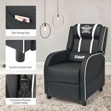 Load image into Gallery viewer, Reclining Gaming Massage Chair with Lumber Support
