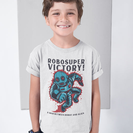 Kids Boys Robosuper Victory T-Shirt