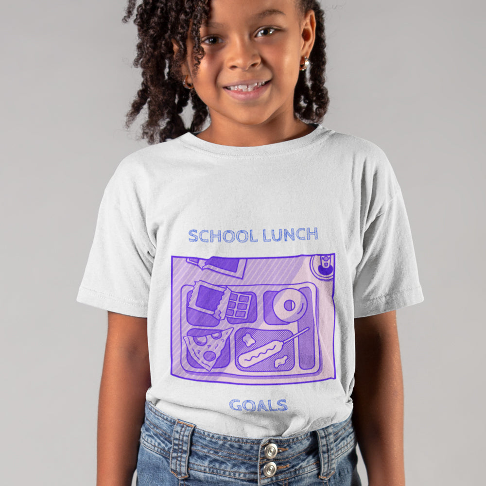 Kids Girls School Lunch T-Shirt