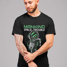 Load image into Gallery viewer, Mens Man Kind Space Theme Short Sleeve T-Shirt
