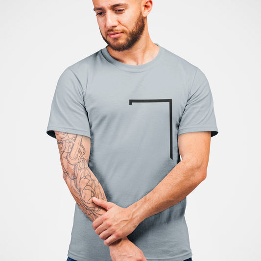 Mens Angle Shaped T-Shirt