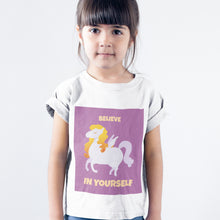Load image into Gallery viewer, Kids Girls Believe In Yourself T-Shirt
