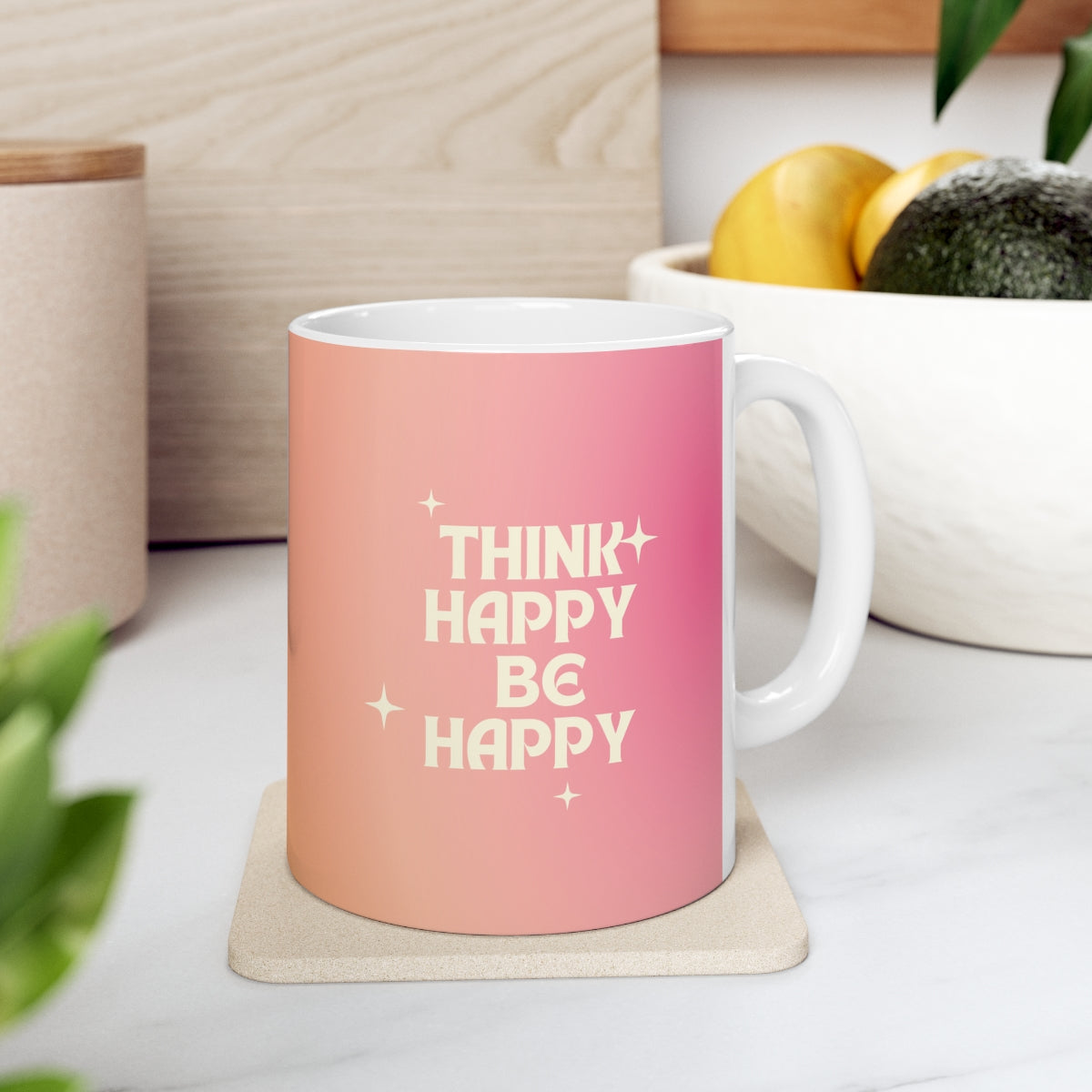 Think Happy Be Happy Mug