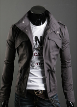 Load image into Gallery viewer, Mens Stand Up Collar Short Parka
