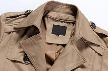 Load image into Gallery viewer, Mens Removable Hooded Trench Jacket
