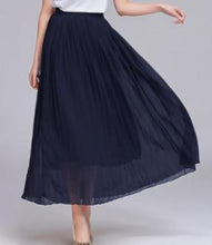 Load image into Gallery viewer, Pleated Chiffon Skirt
