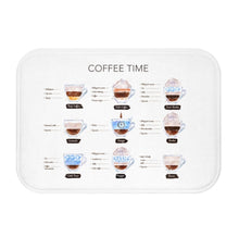Load image into Gallery viewer, Coffee Time Drinks Bath Mat Home Accents
