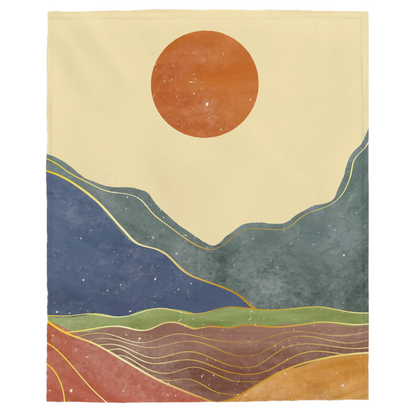 California Sun Velveteen Plush Blanket