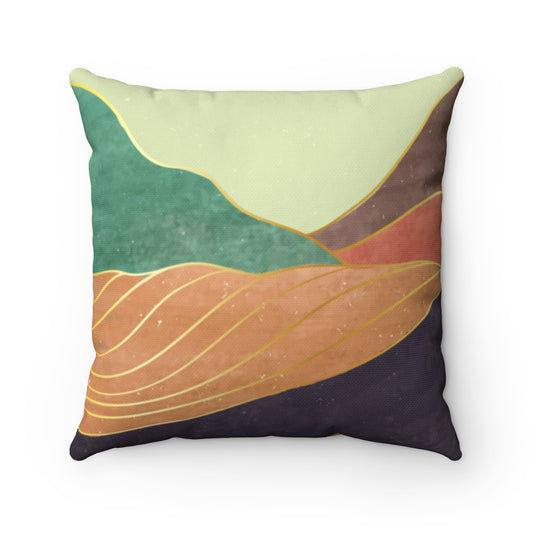 Tranquil Mountain Square Pillow - 4 Sizes