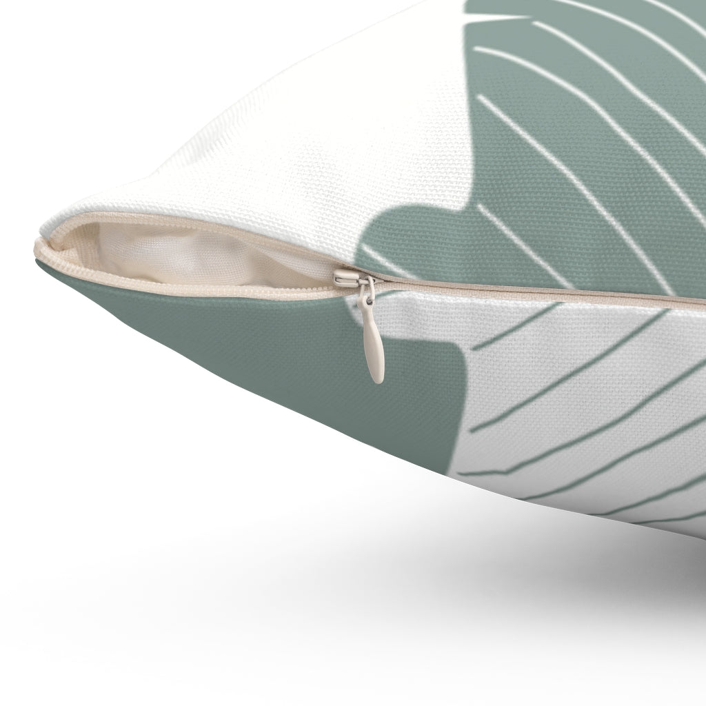 Abstract Green Leaf Double Sided Cushion Home Decoration Accents - 4 Sizes