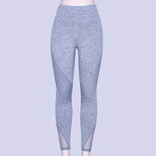 Load image into Gallery viewer, High Waist Yoga Pants with Mesh Panels
