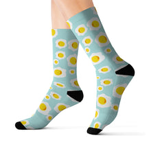 Load image into Gallery viewer, Sunny Side Up Eggs Funny Novelty Socks

