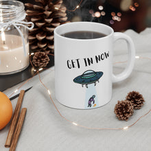 Load image into Gallery viewer, Alien Abduction Pizza Mug
