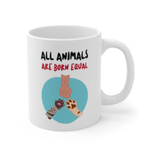 Load image into Gallery viewer, All Animals Are Born Equal Mug
