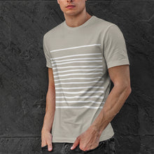 Load image into Gallery viewer, Men&#39;s T-Shirt with Horizontal Lines in Sand
