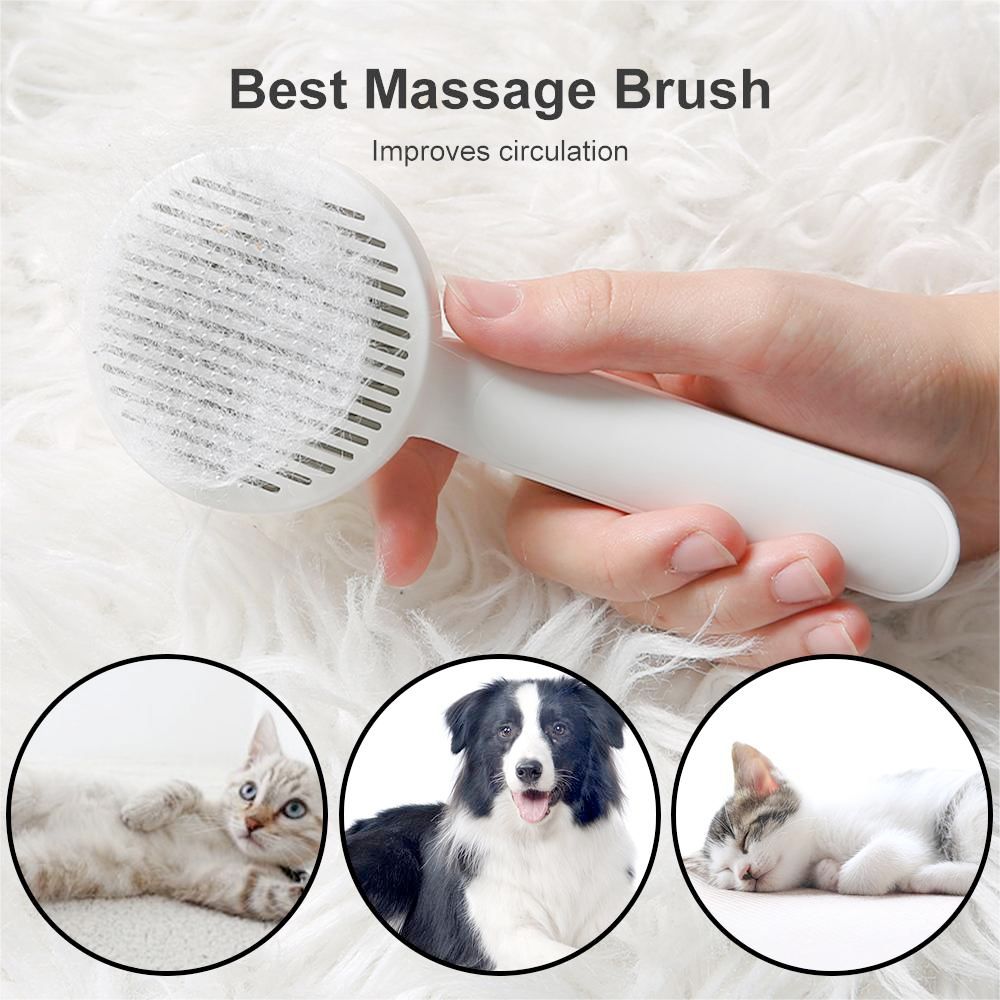 Pet Grooming Massage Loose Fur Removal Brush