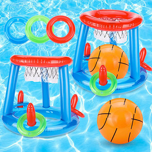 Inflatable Swimming Pool Basket Ball Set