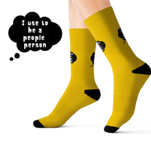 Load image into Gallery viewer, I Use To Be a People Person Funny Novelty Socks
