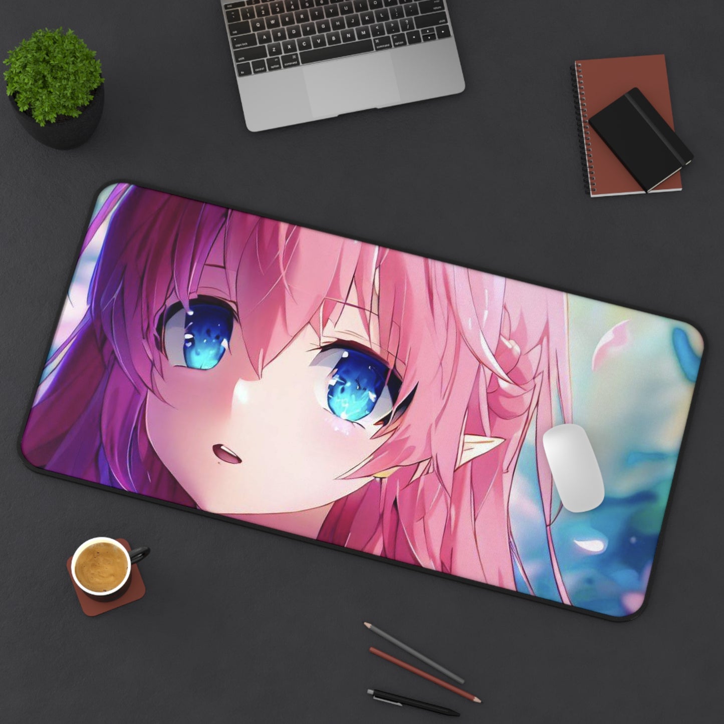 Anime Mystical Girl Large Computer Mouse Pad