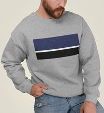 Load image into Gallery viewer, Men&#39;s Multi Strip Crewneck Sweatshirt
