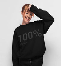 Load image into Gallery viewer, Womens 100% Vegan Logo Sweatshirt
