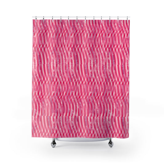 Happy Pink Shower Curtains