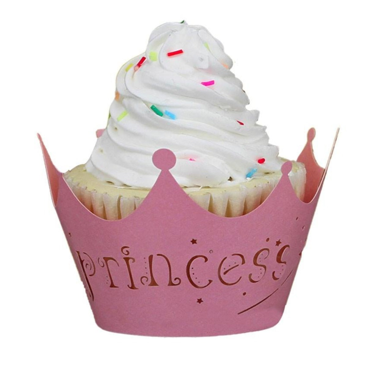 Imperial Crown Lace Laser Cut Cupcake Muffin Wrapper 100 pcs