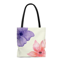 Load image into Gallery viewer, Fresh Floral Print Beach Shopper Tote Bag Medium
