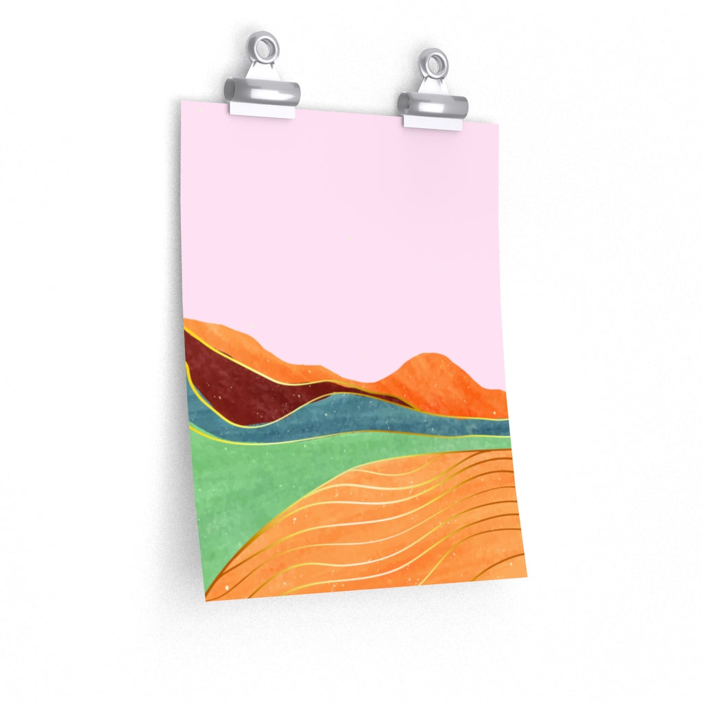 Toscana Landscape Pink Room Decor