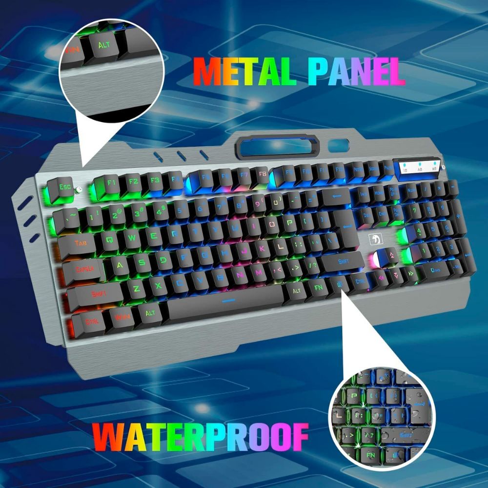 Ninja Dragon V1X PRO Wireless Metal Gaming Keyboard and Mouse Set