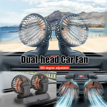 Load image into Gallery viewer, Adjustable Dual-Vent Car Fan
