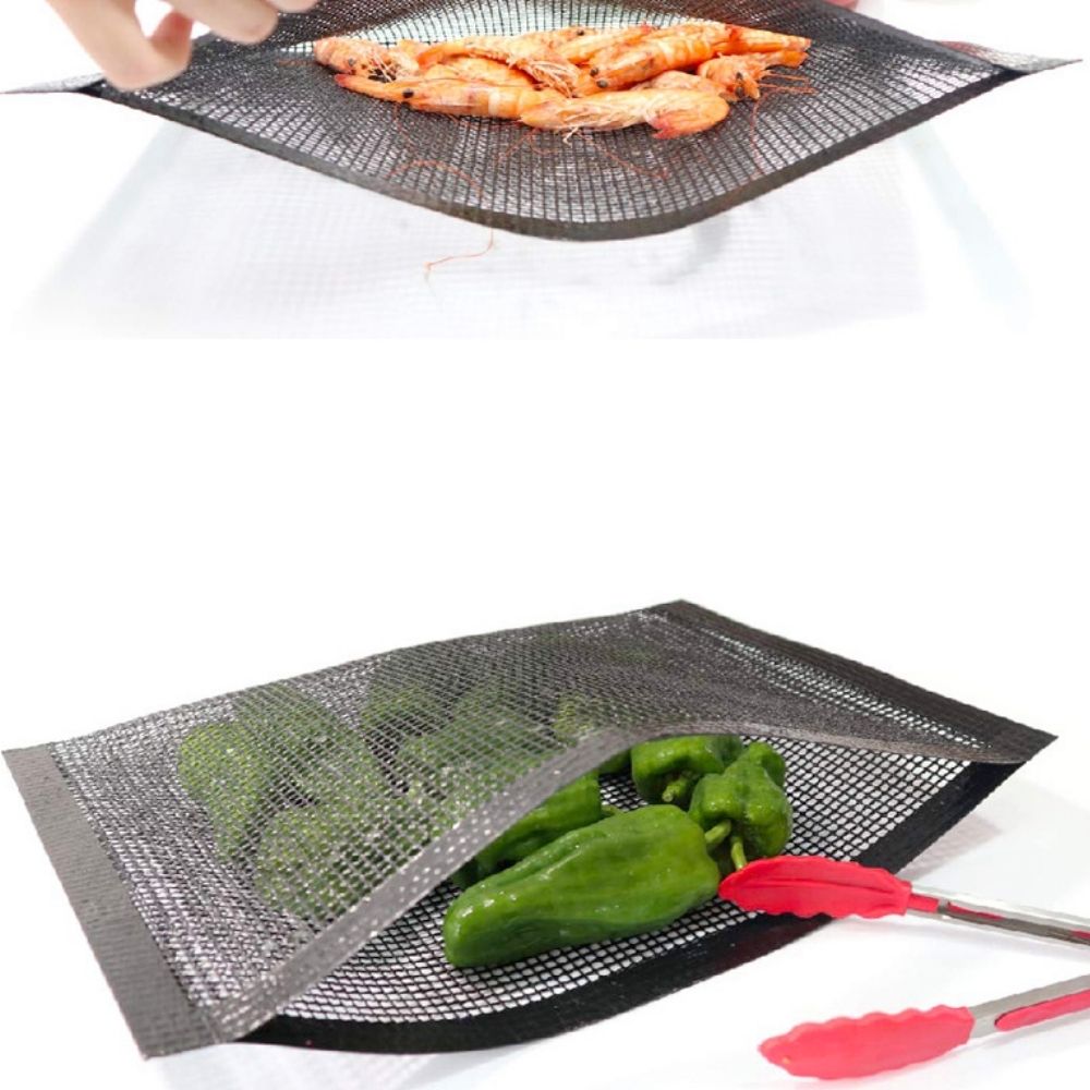 Non Stick Mesh Grill Bag Set for BBQ and Baking