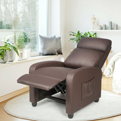 Reclining Massage Sofa Chair with Foot Rest