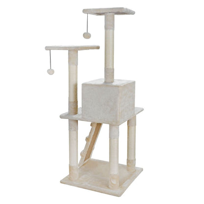 Cat Tree House Scratching Post with Stairs
