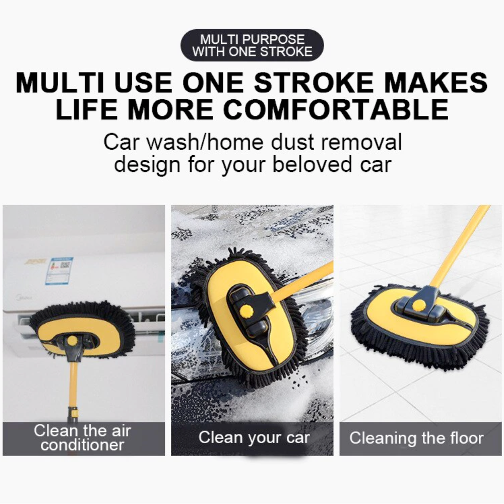 Extendable Microfiber Mop Kit For Car