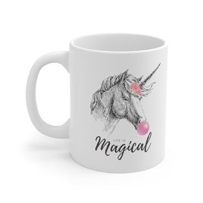 Unicorn Bubble Gum Life is Magical Mug