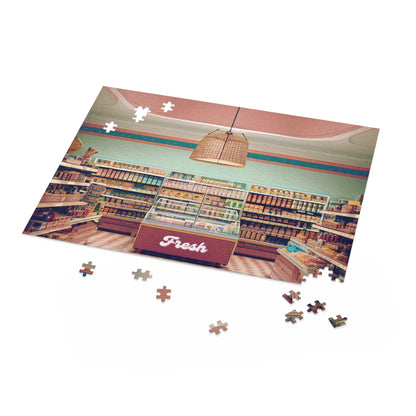 Retro Super Market Jigsaw Puzzle 500-Piece