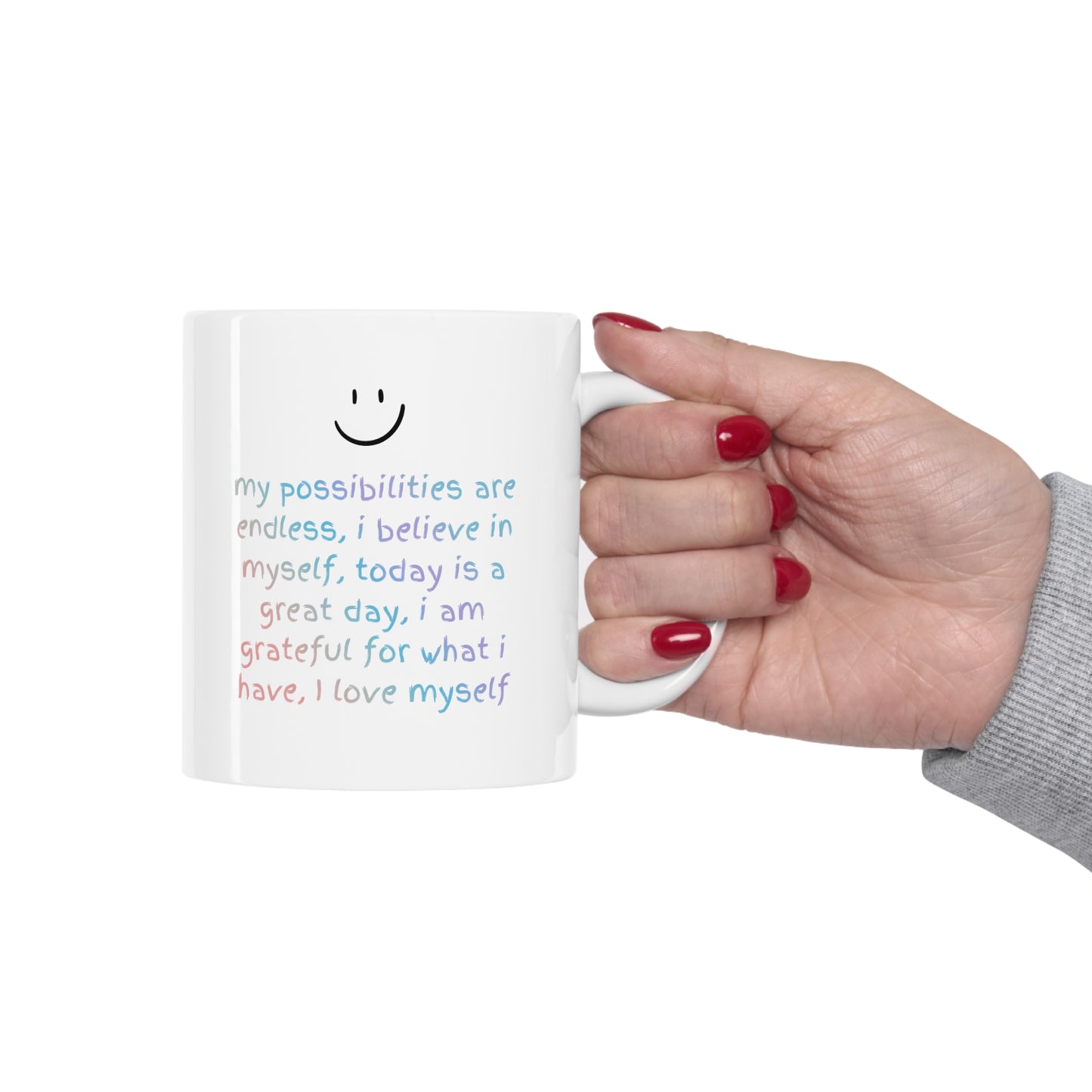 Positive Affirmations Reminder Mug