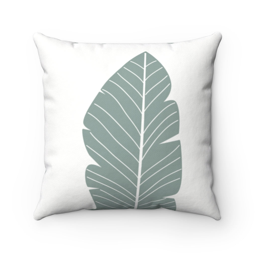 Abstract Green Leaf Double Sided Cushion Home Decoration Accents - 4 Sizes