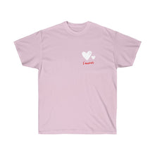 Load image into Gallery viewer, Womens Double Hearts L&#39;amour Ultra Cotton T-Shirt
