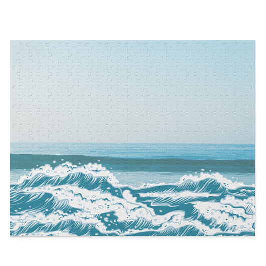Beach Waves Jigsaw Puzzle 500-Piece