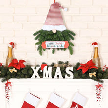Load image into Gallery viewer, Holiday Hanging Gnome Wreath Decor
