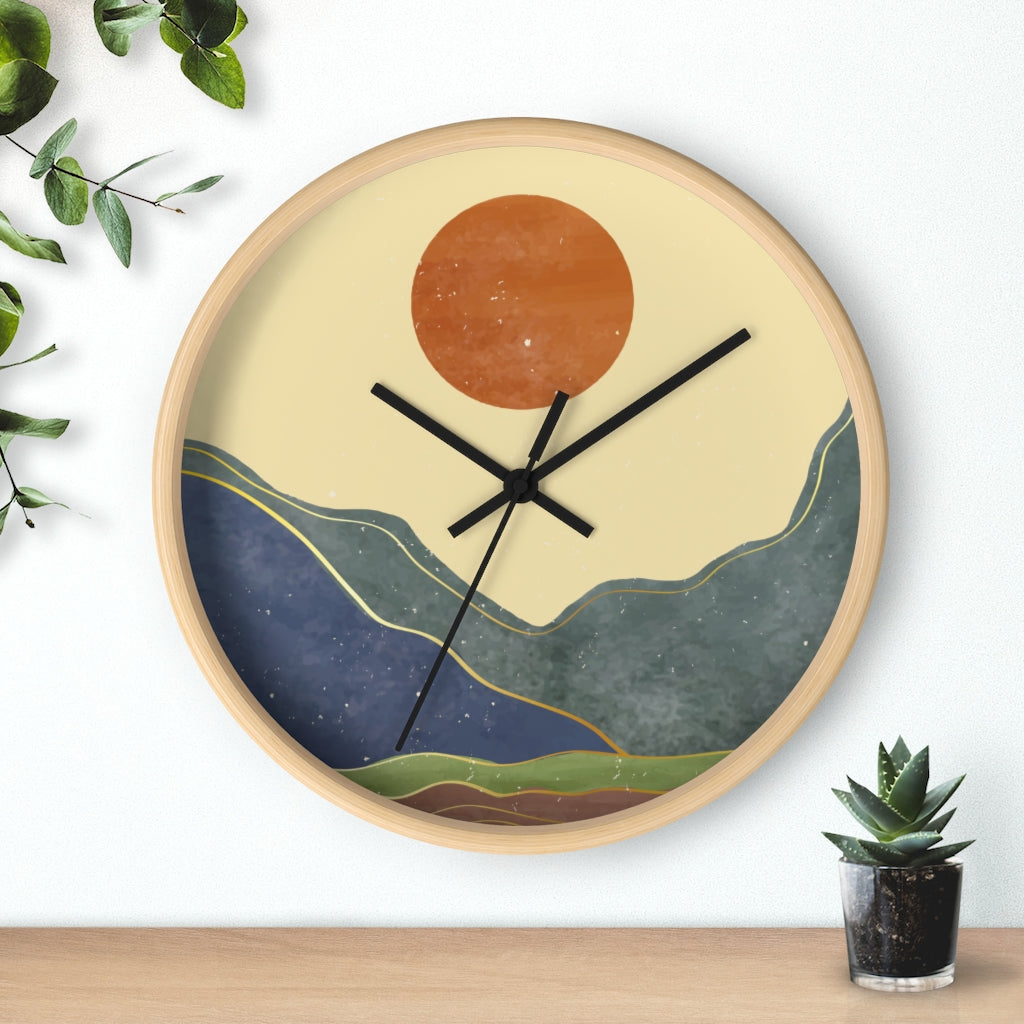 California Sun Wall clock