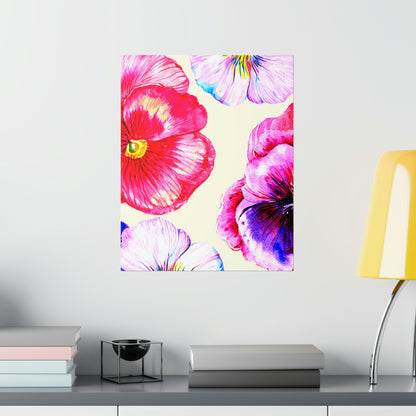 Vibrant Floral Poster
