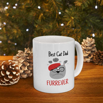 Best Cat Dad Furrever Mug